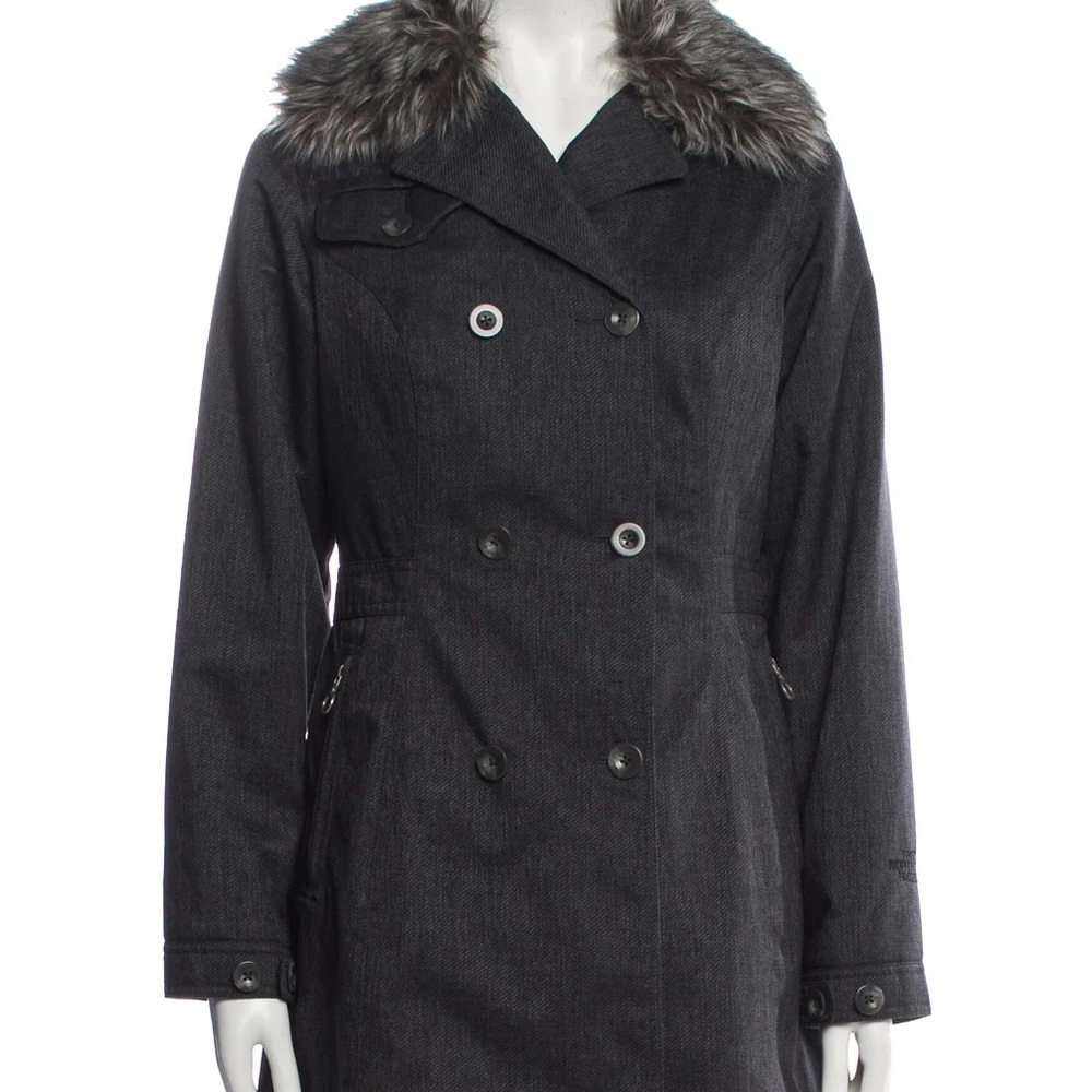 North face Peacoat Trench Coat Primaloft Jacket